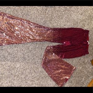 Sparkly pants
